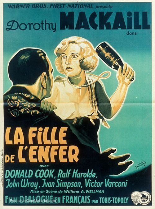 Safe in Hell - French Movie Poster