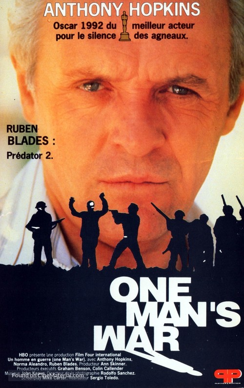 One Man&#039;s War - French VHS movie cover