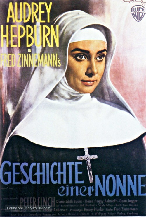 The Nun&#039;s Story - German Movie Poster