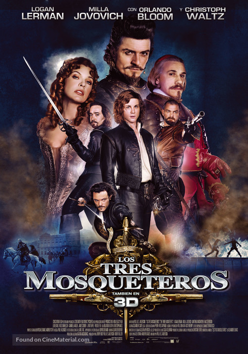 The Three Musketeers - Chilean Movie Poster