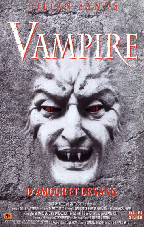 Tale of a Vampire - French VHS movie cover