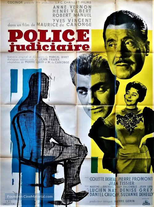 Police judiciaire - French Movie Poster