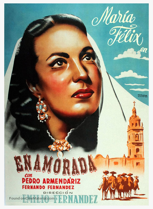 Enamorada - Spanish Movie Poster