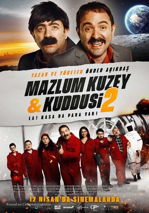 Mazlum Kuzey &amp; Kuddusi 2 La! Kasada Para Var! - Turkish Movie Poster