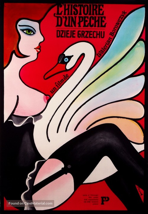 Dzieje grzechu - French Movie Poster