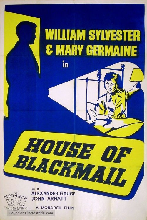 House of Blackmail - British Movie Poster