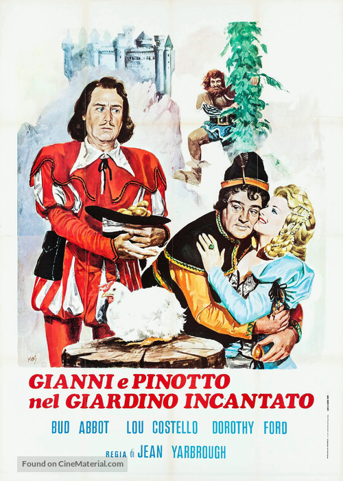 Jack and the Beanstalk - Italian Movie Poster