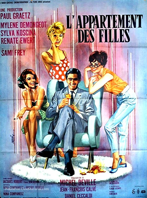 L&#039;appartement des filles - French Movie Poster