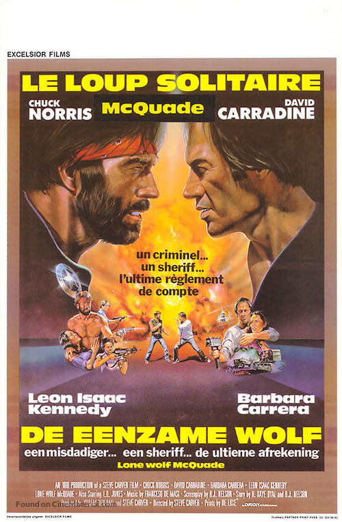 Lone Wolf McQuade - Belgian Movie Poster