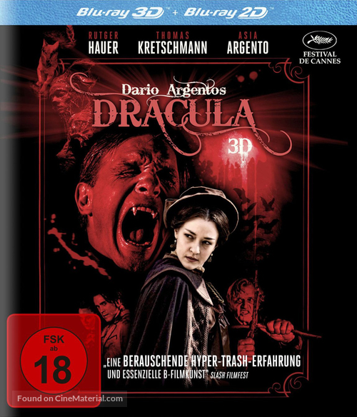 Dracula 3D - German Blu-Ray movie cover
