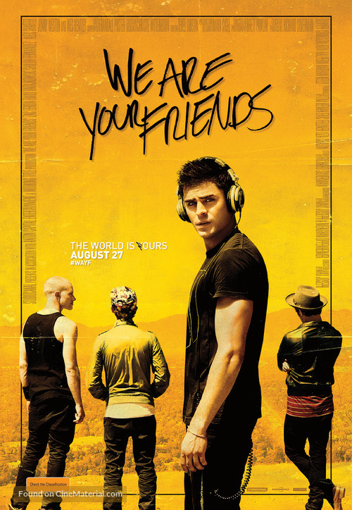 We Are Your Friends - Australian Movie Poster
