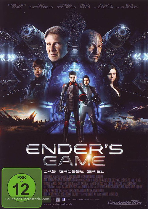Ender&#039;s Game - German DVD movie cover