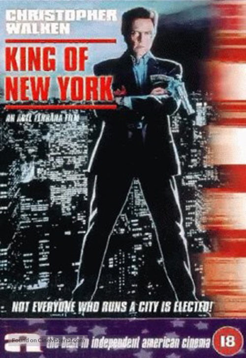 King of New York - British DVD movie cover