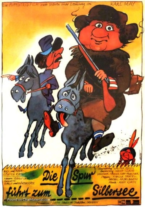 Die Spur f&uuml;hrt zum Silbersee - German Movie Poster