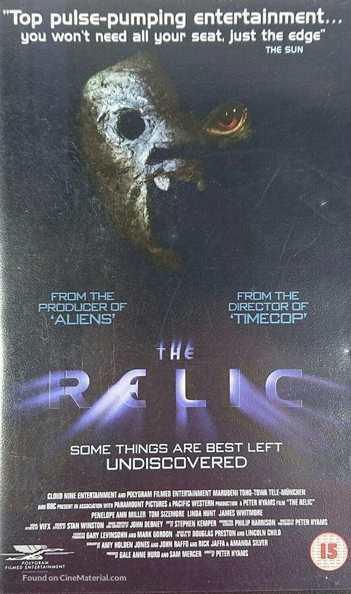 The Relic - British VHS movie cover