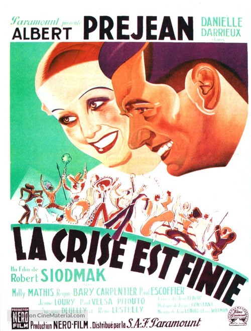 La crise est finie - French Movie Poster