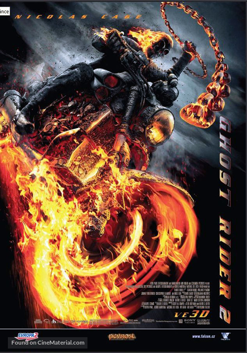 Ghost Rider: Spirit of Vengeance - Czech Movie Poster