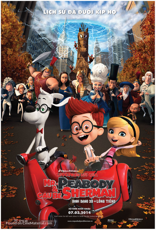 Mr. Peabody &amp; Sherman - Vietnamese Movie Poster