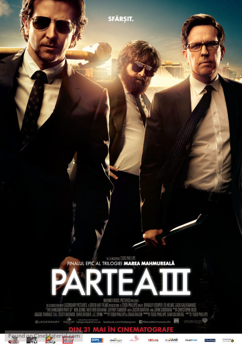 The Hangover Part III - Romanian Movie Poster