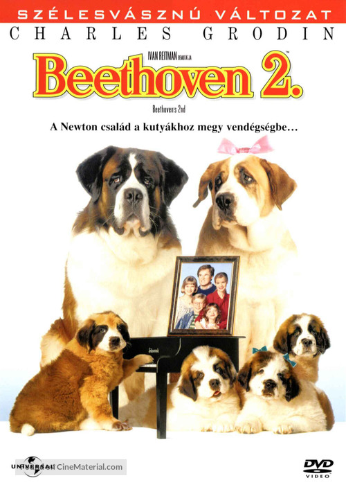 Beethoven&#039;s 2nd - Hungarian DVD movie cover