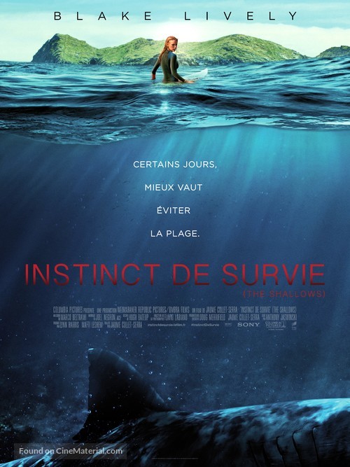The Shallows - French Movie Poster