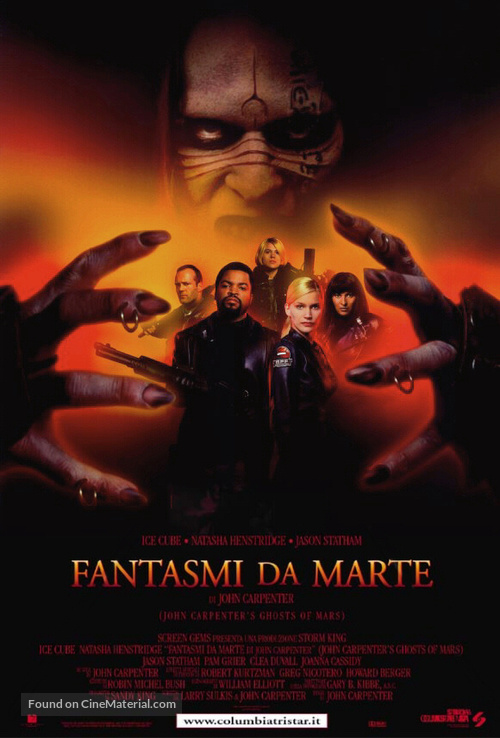 Ghosts Of Mars - Italian Theatrical movie poster