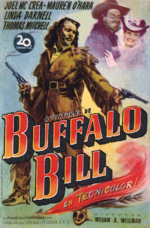 Buffalo Bill - Spanish Movie Poster