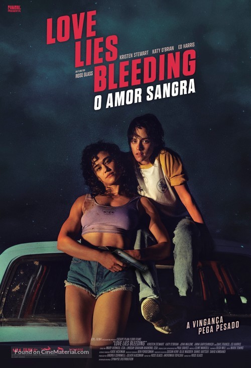 Love Lies Bleeding - Brazilian Movie Poster