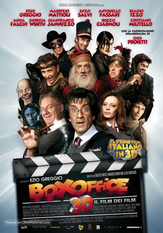 Box Office 3D - Italian Movie Poster