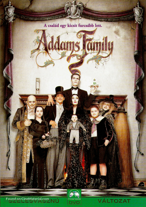 Addams Family Values - Hungarian DVD movie cover