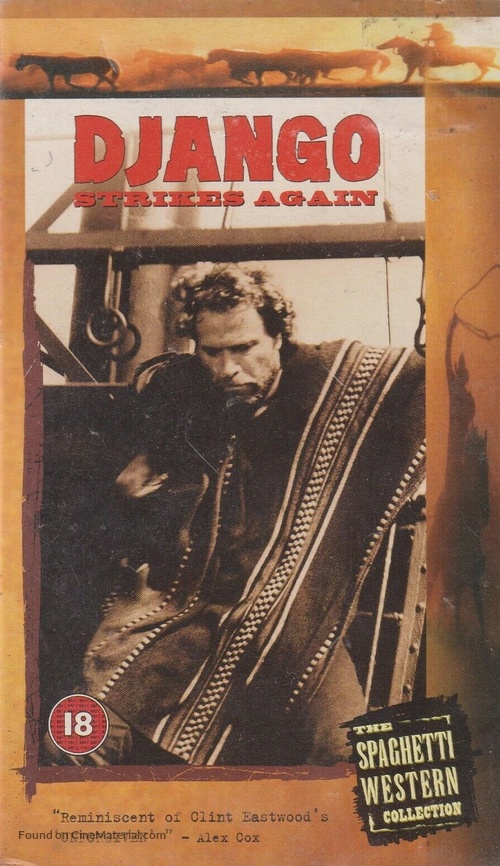 Django 2: il grande ritorno - British VHS movie cover