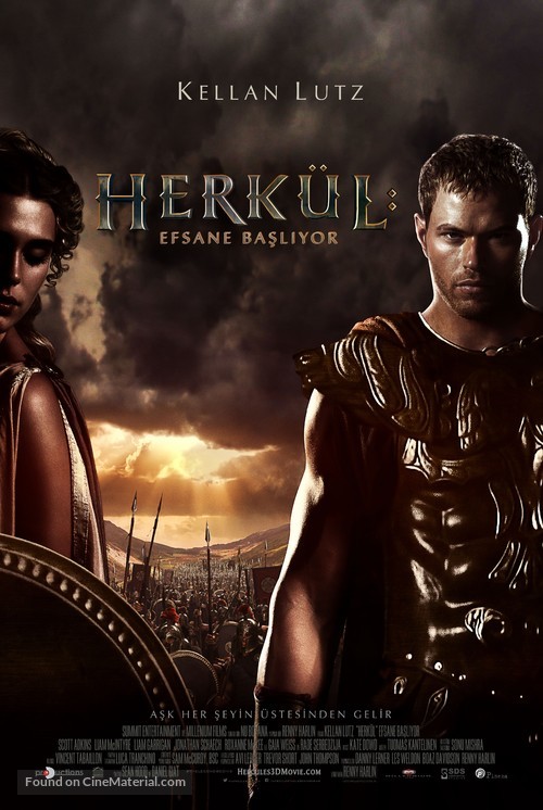 The Legend of Hercules - Turkish Movie Poster
