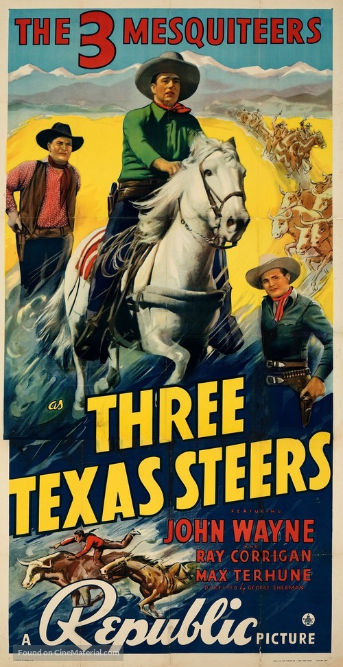 Three Texas Steers - Movie Poster