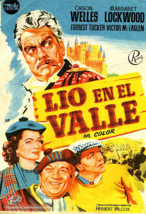 Trouble in the Glen - Spanish Movie Poster