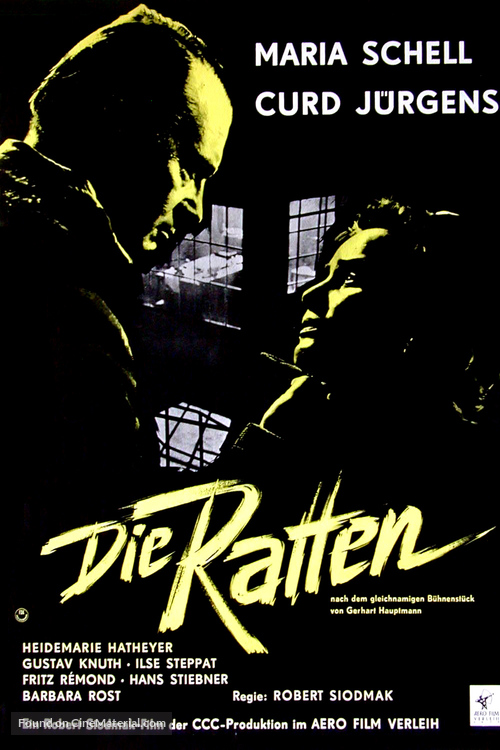 Die Ratten - German Movie Poster