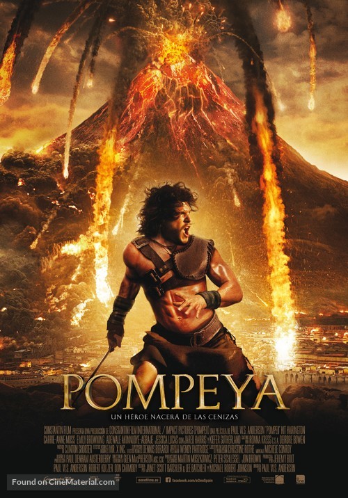 Pompeii - Spanish Movie Poster