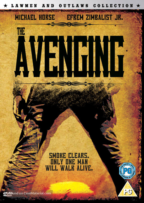 The Avenging - British DVD movie cover