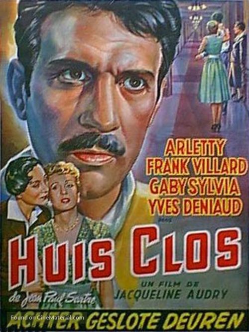 Huis clos - Belgian Movie Poster