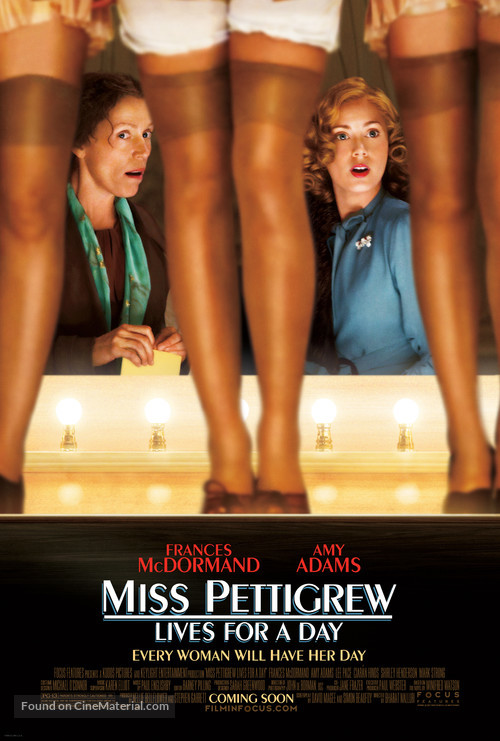 Miss Pettigrew Lives for a Day - Movie Poster