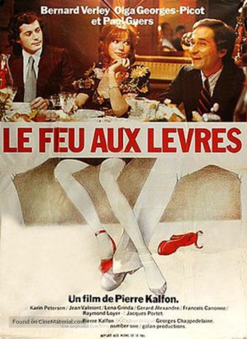 Le feu aux l&egrave;vres - French Movie Poster