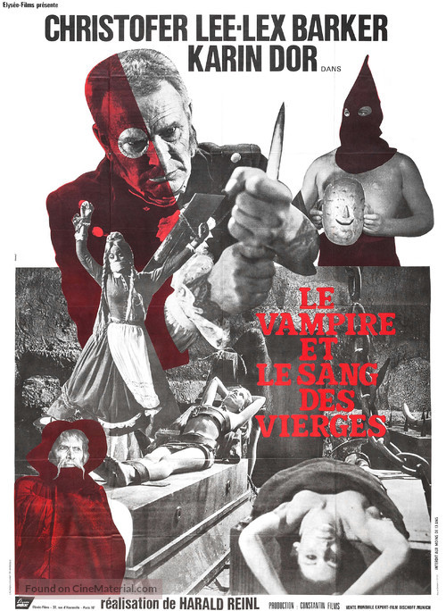 Die Schlangengrube und das Pendel - French Movie Poster