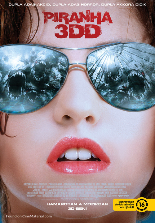 Piranha 3DD - Hungarian Movie Poster