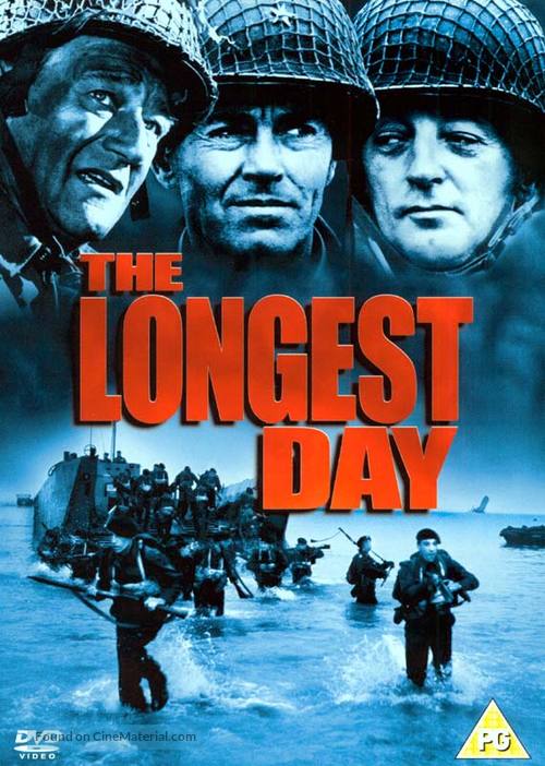 The Longest Day - British DVD movie cover