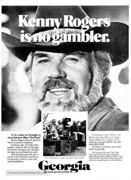 Kenny Rogers as The Gambler - Movie Poster