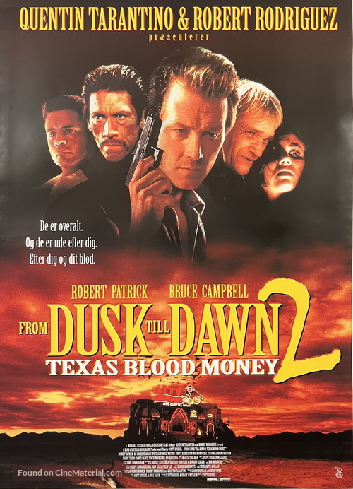 From Dusk Till Dawn 2: Texas Blood Money - Danish Movie Cover