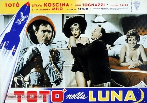 Tot&ograve; nella luna - Italian Movie Poster
