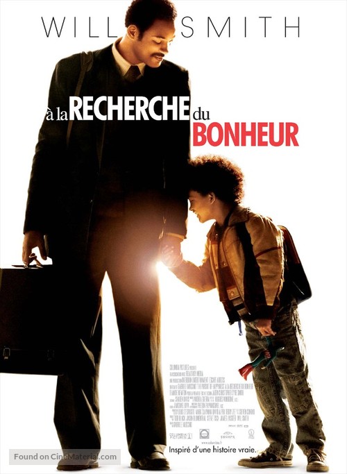 The Pursuit of Happyness - French Movie Poster