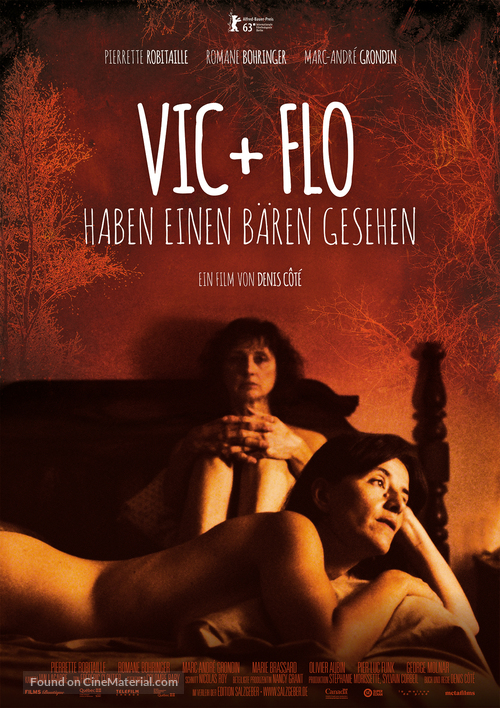 Vic et Flo ont vu un ours - German Movie Poster