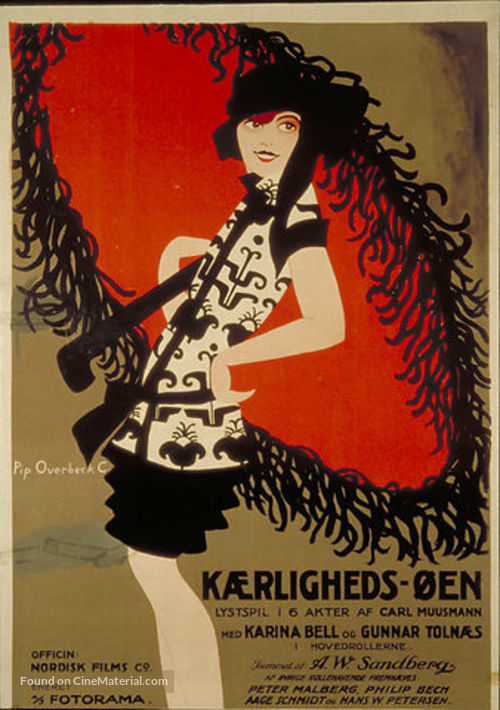 K&aelig;rligheds&oslash;en - Danish Movie Poster