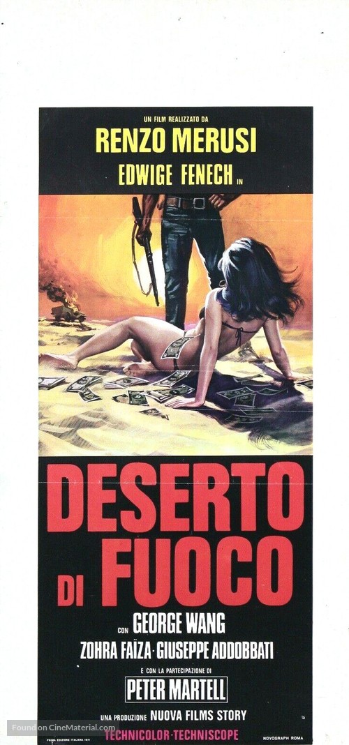 Deserto di fuoco - Italian Movie Poster